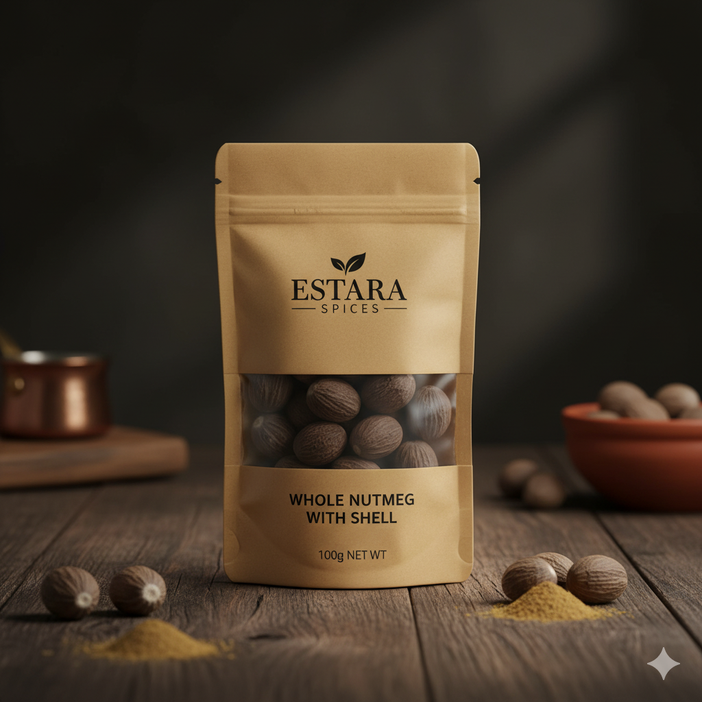 Whole Nutmeg with Shell