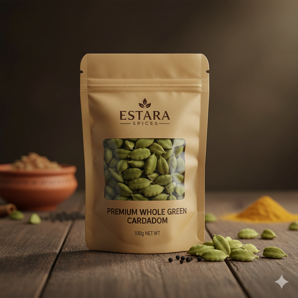Premium Whole Green Cardamom